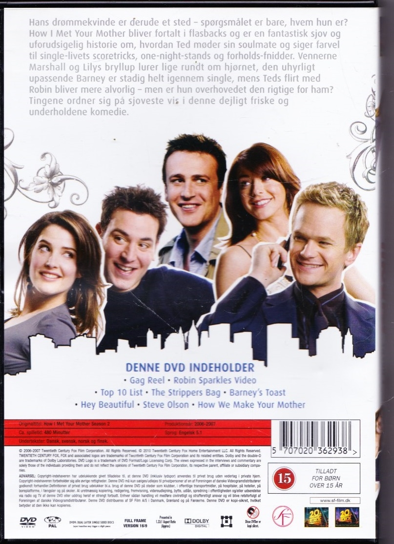 How i met your mother Sæson 2 (DVD)